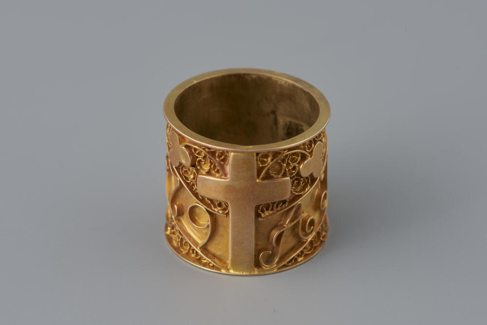 Gouden trouwring Zuid-Beveland, 1879