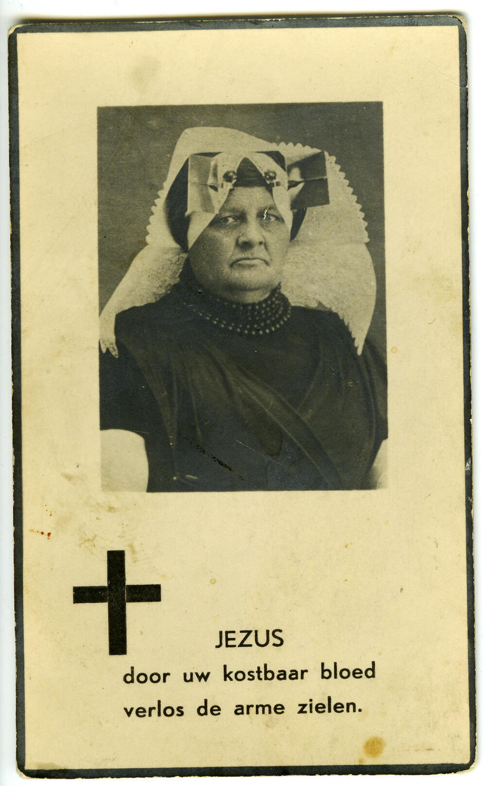 Bidprentje van Jobina Goense, 1937