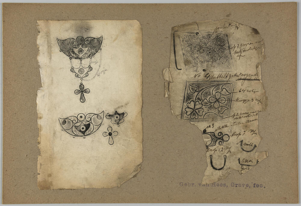 Wrijfsels van streeksieraden, Grave, 1877–1905