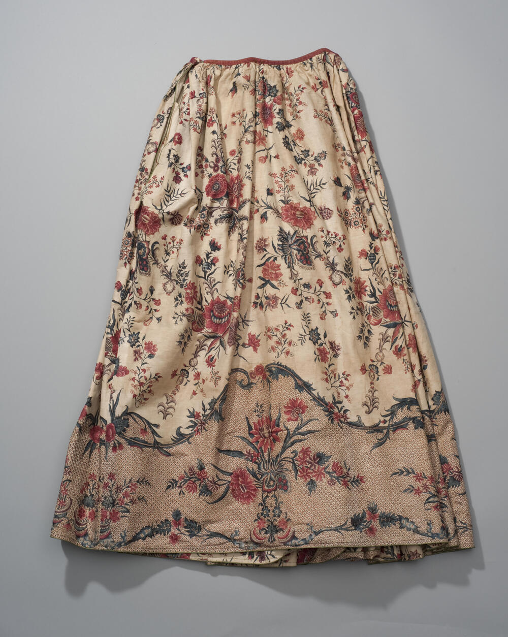 Vrouwenrok van Indiase sits, Friesland, na 1750