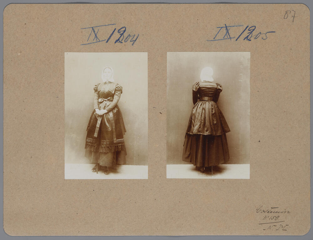 Sassen, Zeeland, Land van Catzand, Protestantsche vrouw