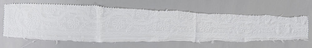 Fragment van geborduurde katoen, 1860–1890
