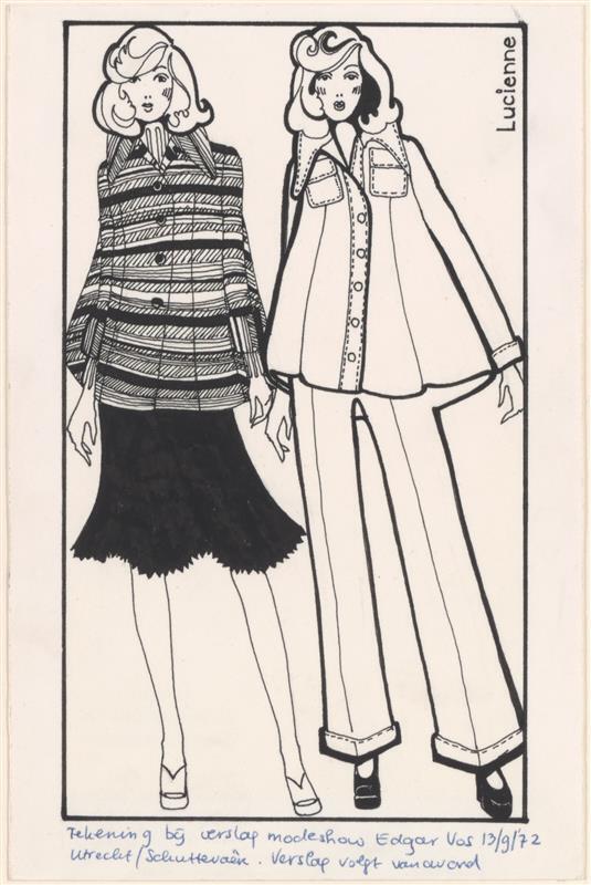 Modetekening: Edgar Vos-mode