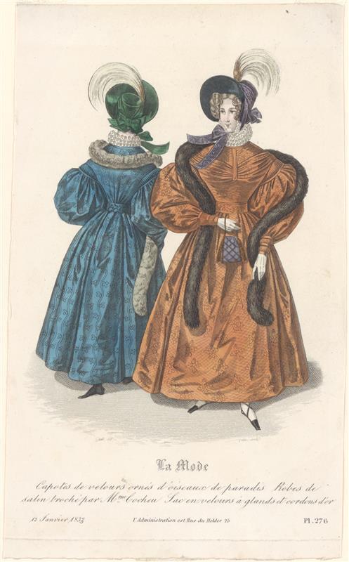 Prent uit La Mode