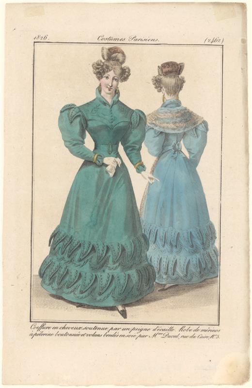 34 modeprenten uit Journal des Dames et des Modes (1797-1839)