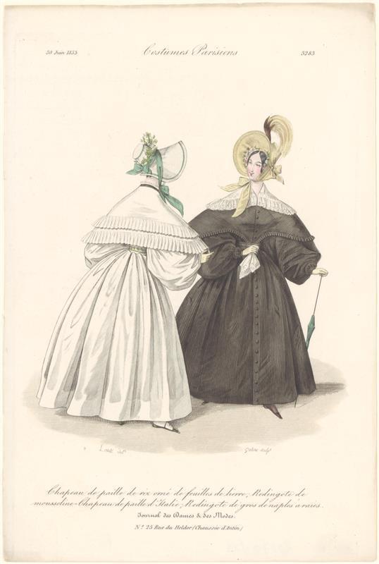34 modeprenten uit Journal des Dames et des Modes (1797-1839)