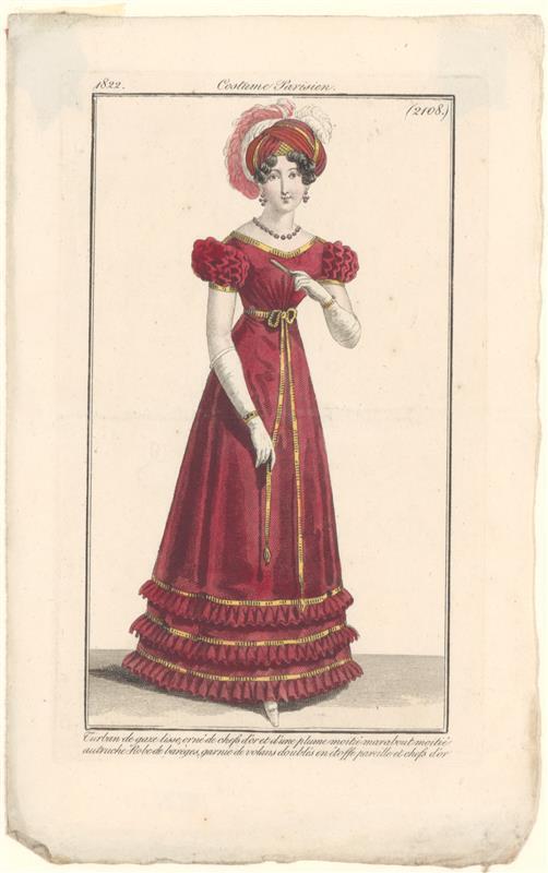 Modeprent uit Journal des Dames et des Modes