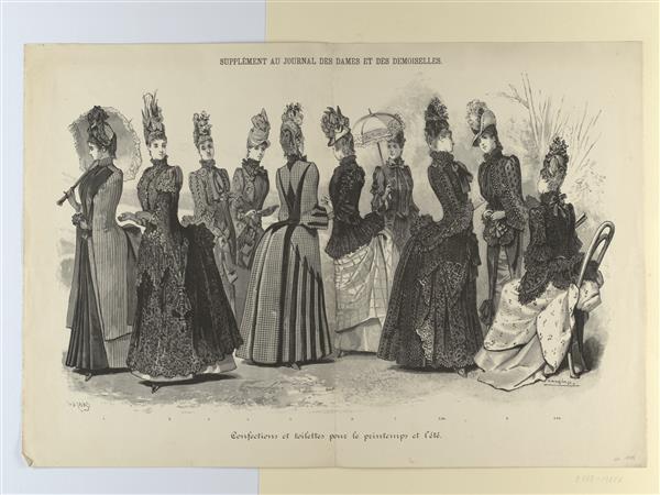 Supplément au Journal des Dames et des Demoiselles, Confections et toilettes pour le printemps et l…