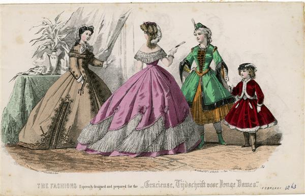 The Fashions; Gracieuse, Tijdschrift voor Jonge Dames