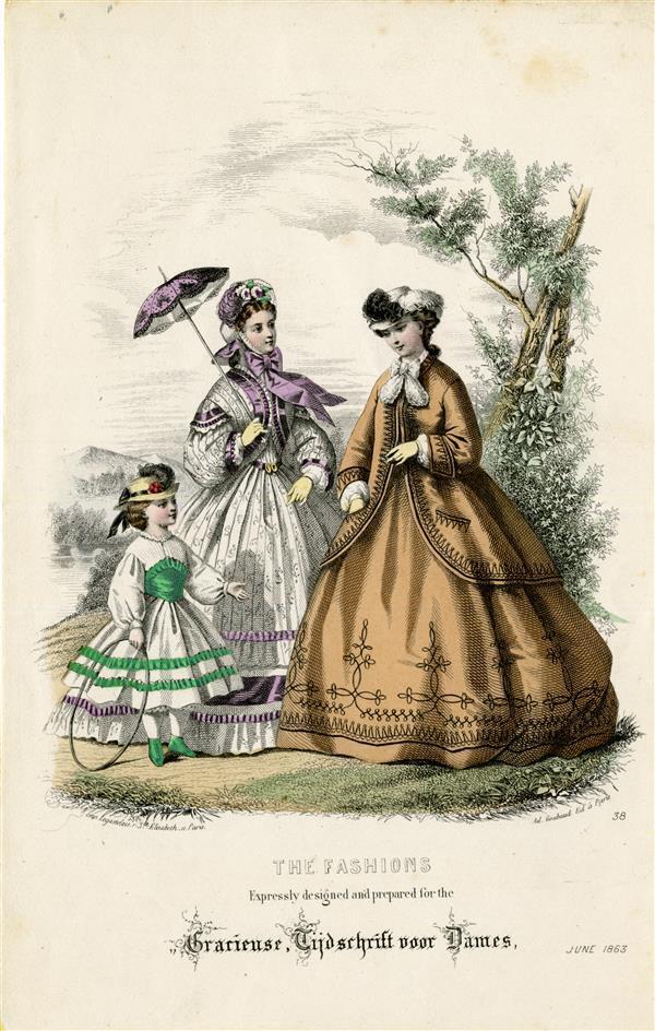 The Fashions; Gracieuse, Tijdschrift voor Dames