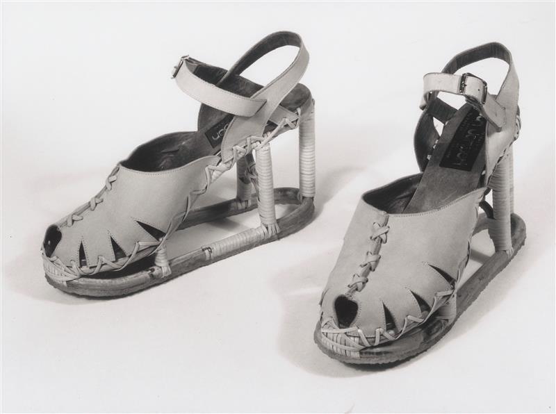 Paar rotanschoenen