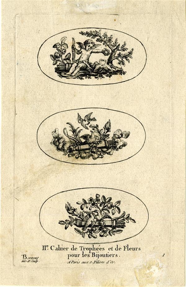 IIe Cahier de Trophées et de Fleurs pour les Bijoutiers
