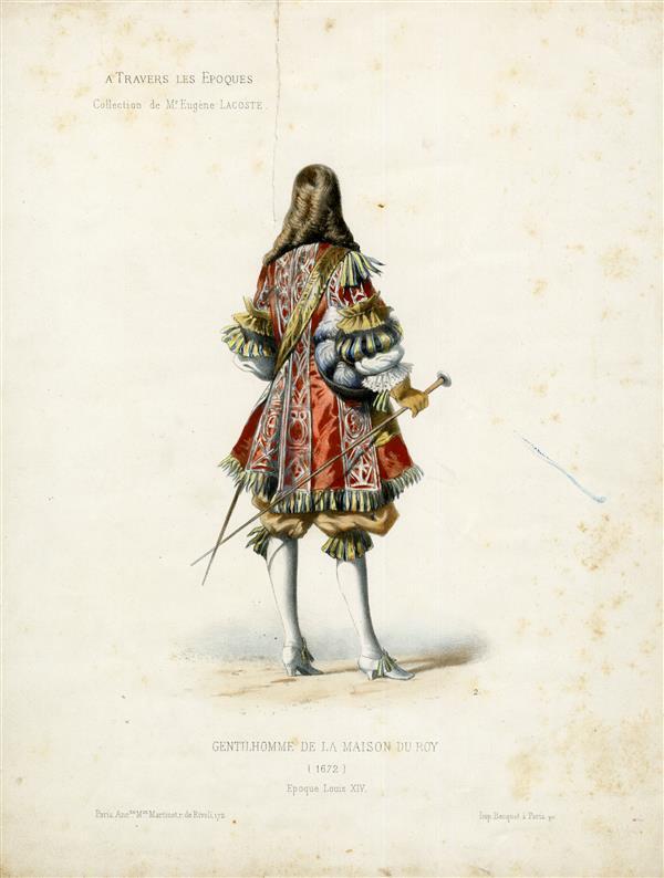 A Travers les Epoques, collection de mr. Eugène Lacoste, gentil homme de La Maison du Roy (1672)