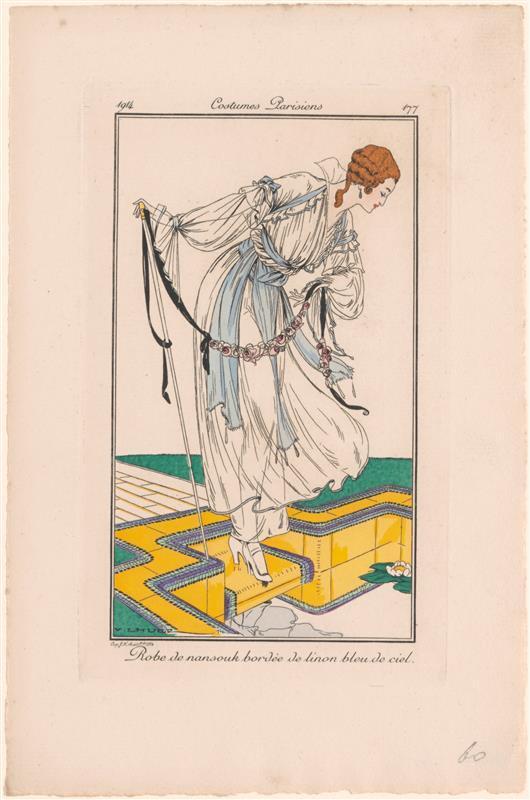 Modeprent uit Journal des Dames et des Modes