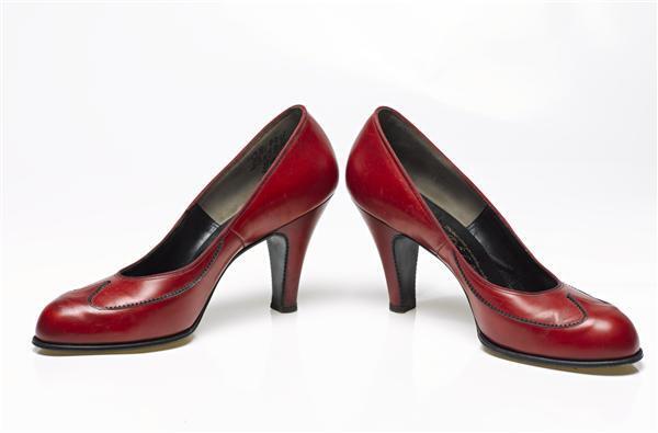 Een paar vrouwenschoenen