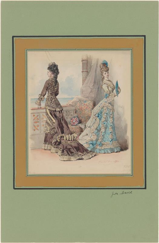 Aquarel, voor Le Moniteur de la Mode
