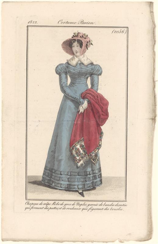 Modeprent uit Journal des Dames et des Modes