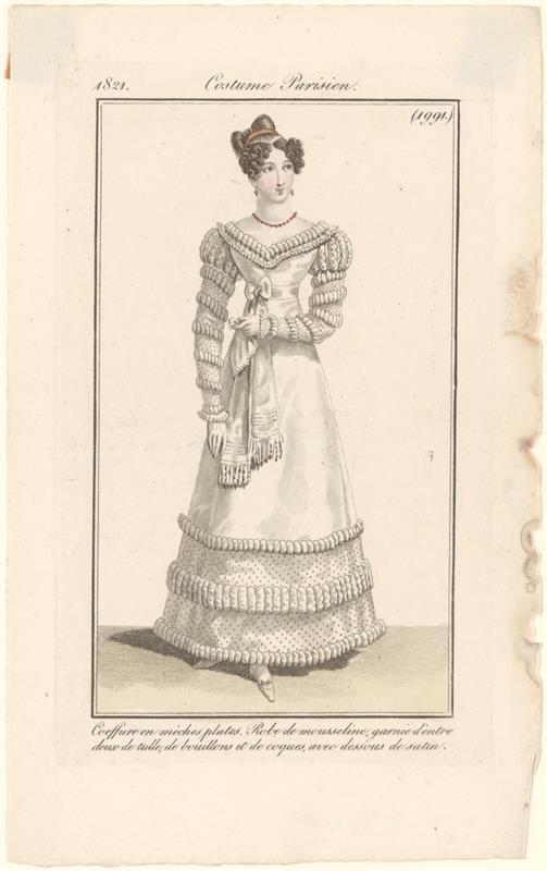 34 modeprenten uit Journal des Dames et des Modes (1797-1839)