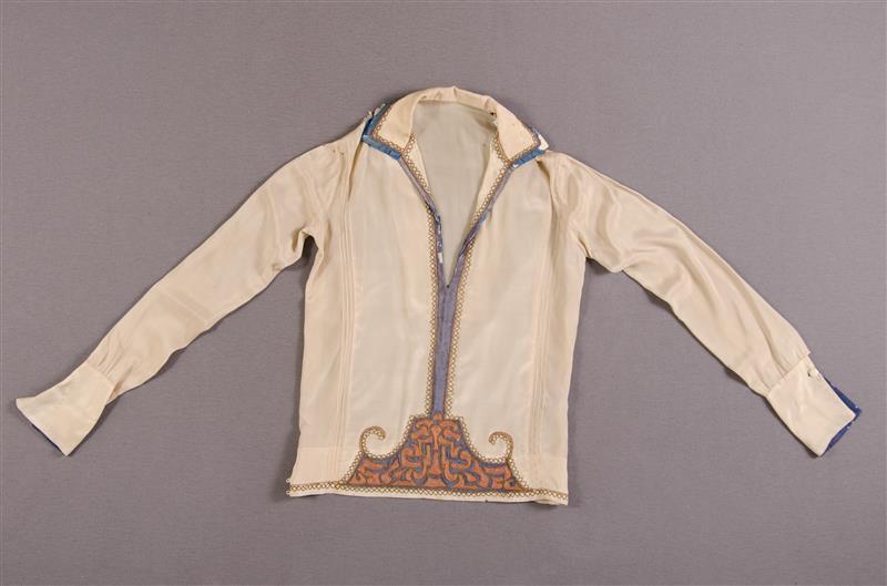 Damesensemble (deux-pieces) bestaande uit rok en twee blouses