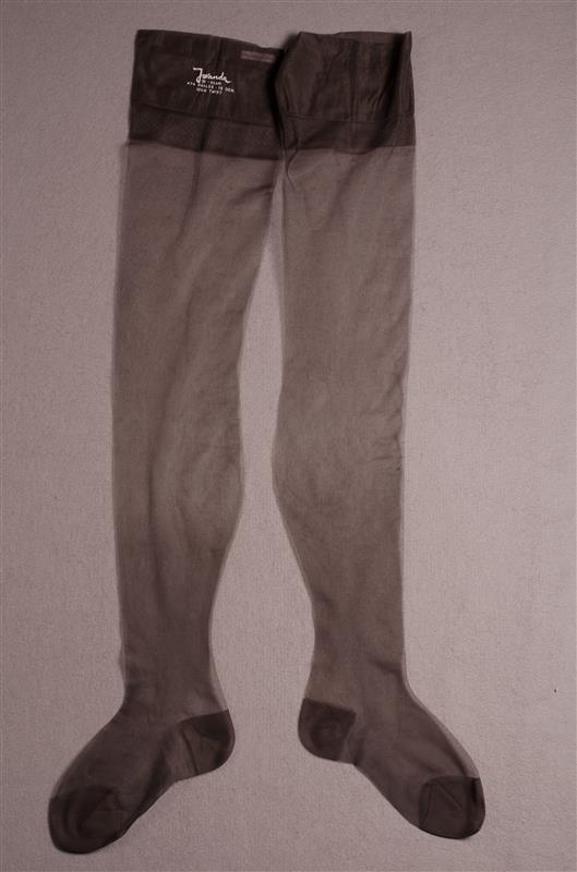 Paar nylon dameskousen