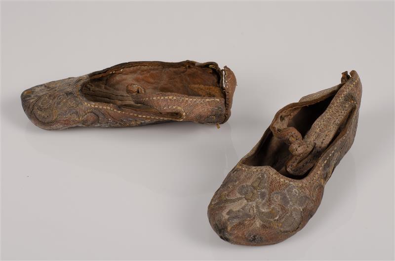 Paar kinderschoenen