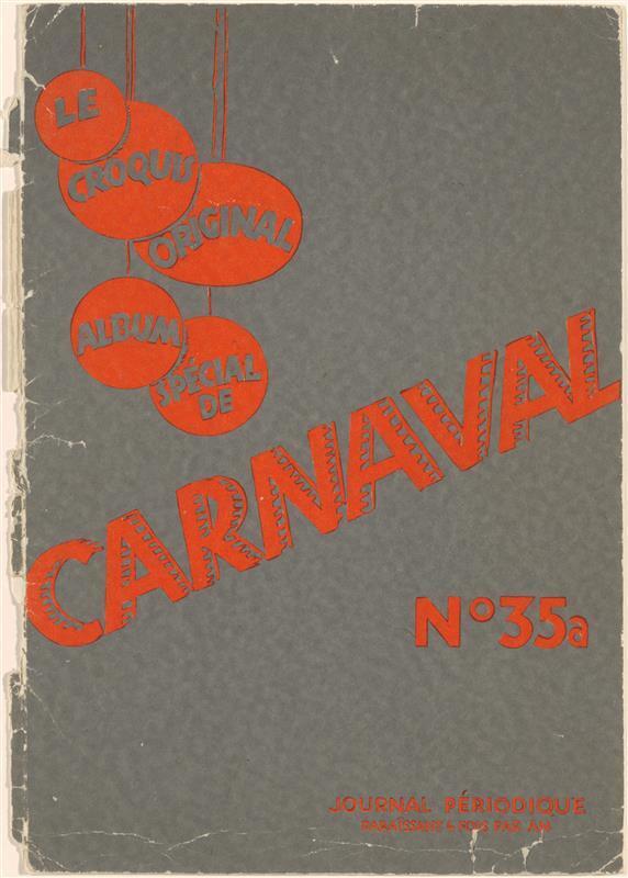 Tijdschrift "Le croquis original album spécial de carnaval"
