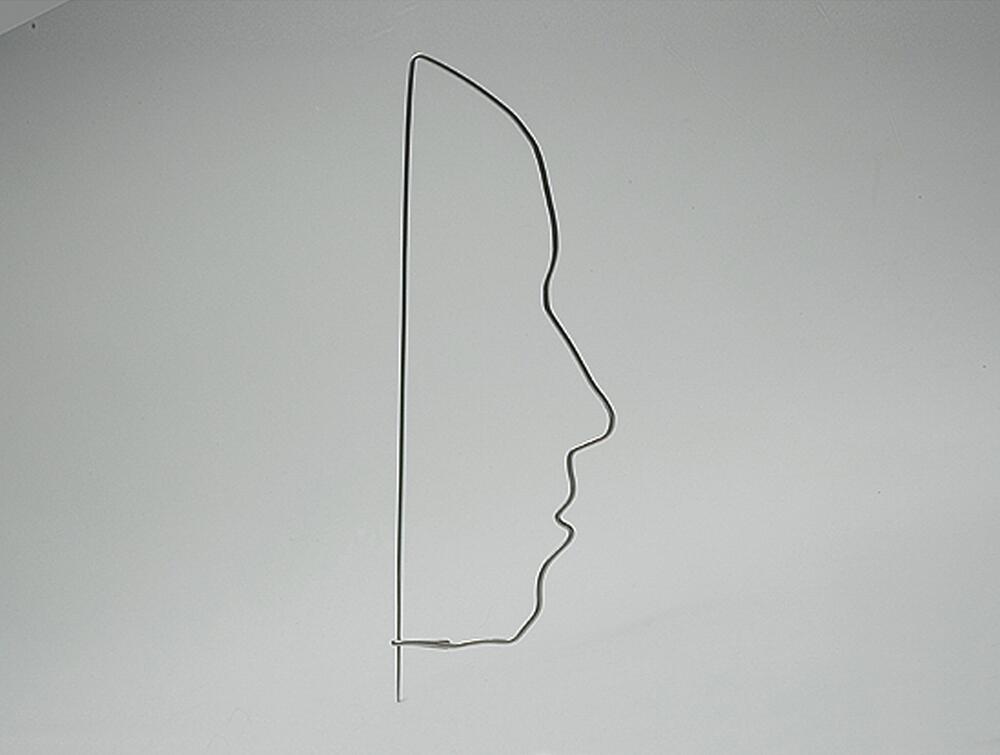 Profile brooch / Profiel broche