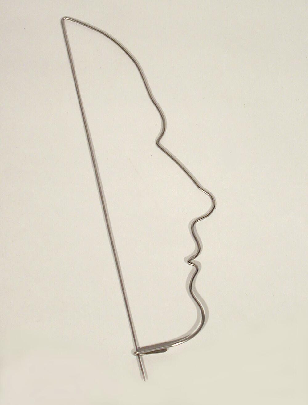 Profile brooch / Profiel broche