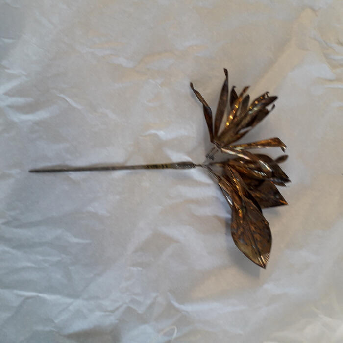 Haarpin met blad