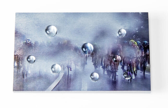 Man in rain