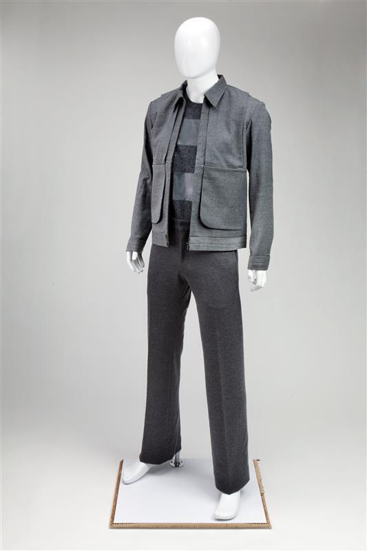 Herenensemble bestaande uit jack, broek en T-shirt