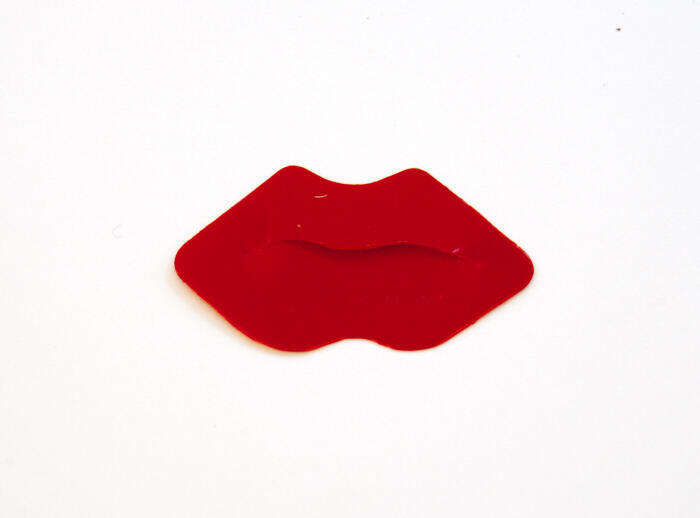 Rode lippen "lellebel"
