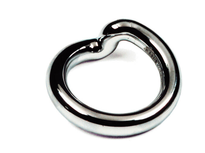 Cirkelvormige, verchroomde armband