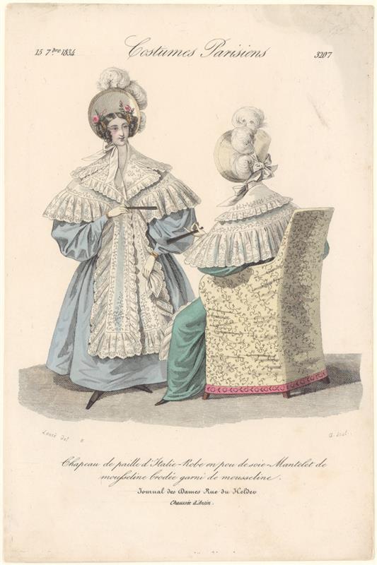 34 modeprenten uit Journal des Dames et des Modes (1797-1839)