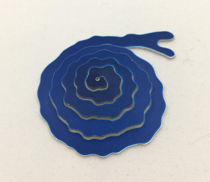 Broche in de vorm van een slak