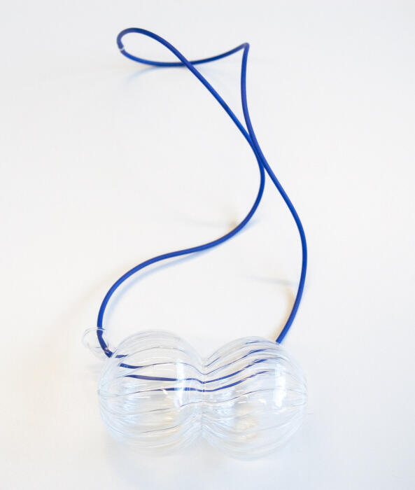 Ketting met glazen hanger