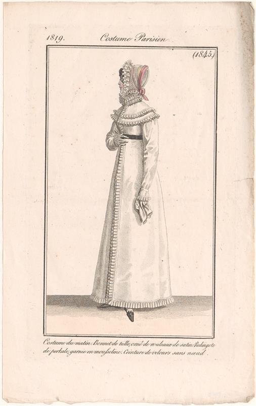 Modeprent uit Journal des Dames et des Modes nr 1845
