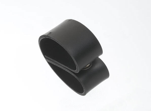 Armband zwart PVC
