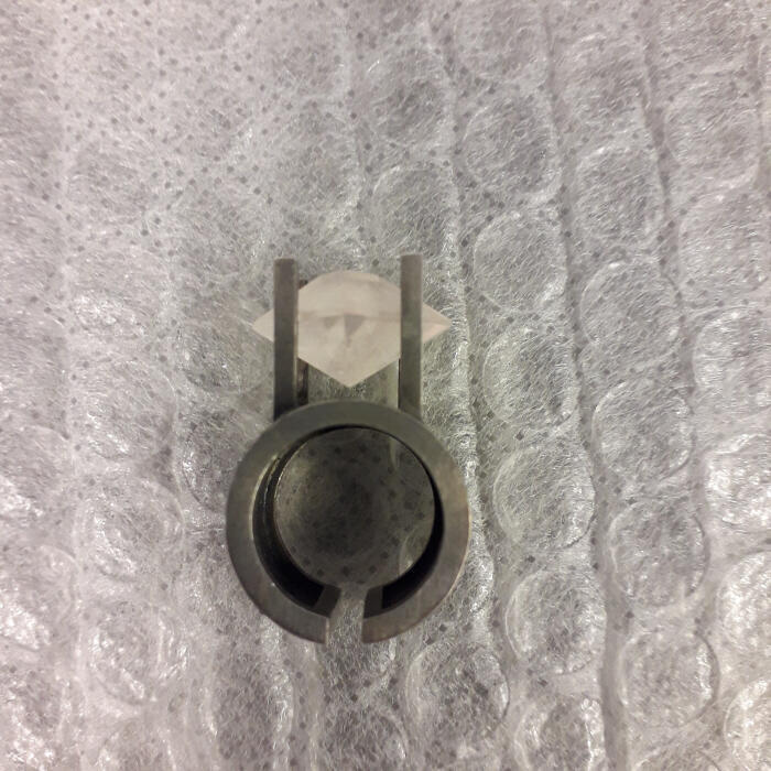 Ring met rozenkwarts