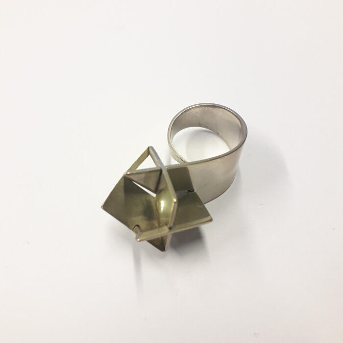Ring met vierkanten vormen