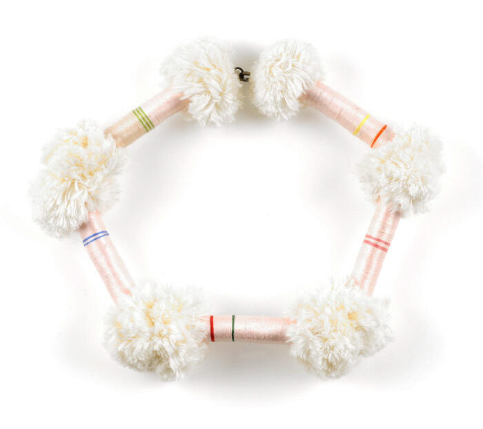 Ketting van omwonden strengen draad