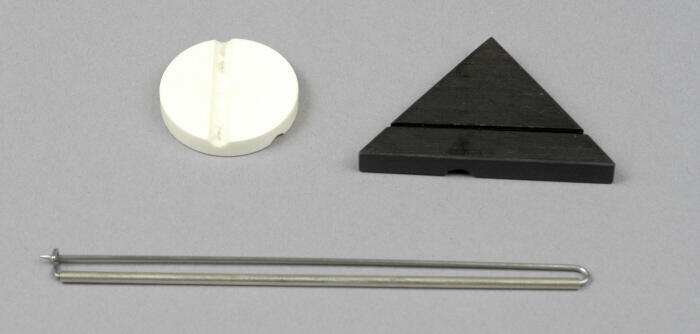 Broche met twee wisselelementen 