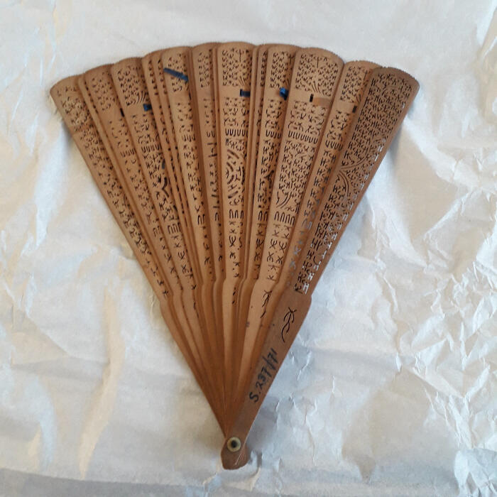 Houten waaier