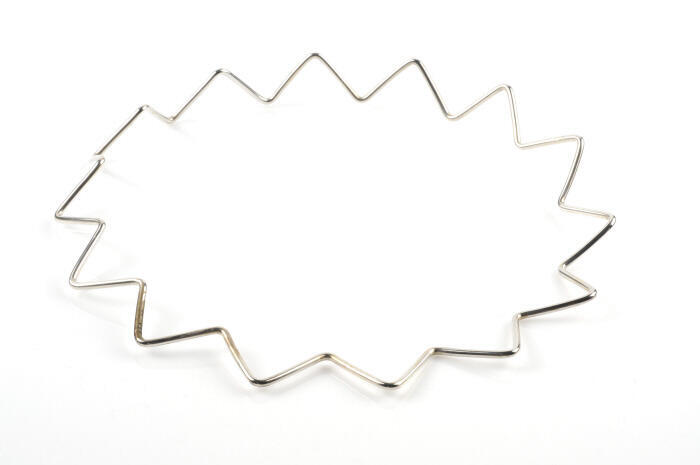 Ketting van zig-zag draad