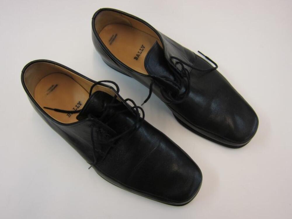 Schoenen in zwarte leer