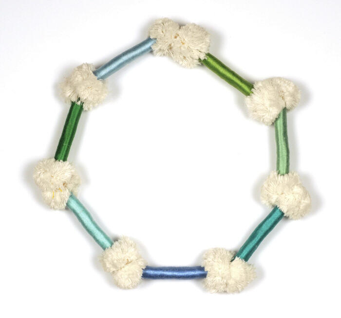 Ketting van omwonden strengen draad