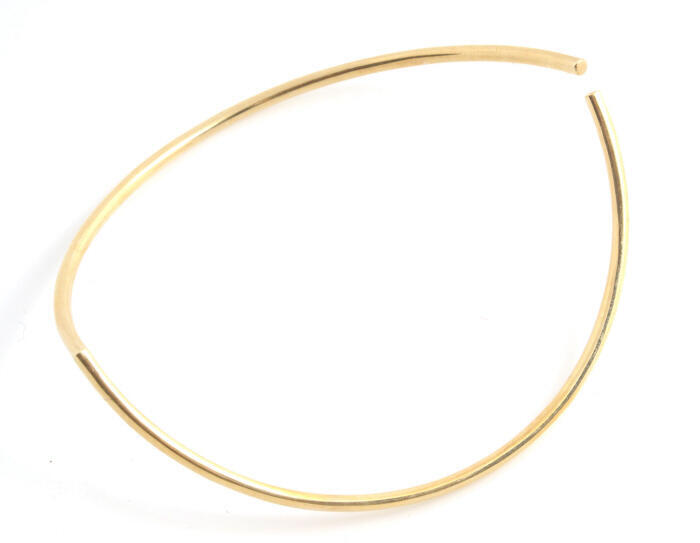 Armband van gebogen gouddraad