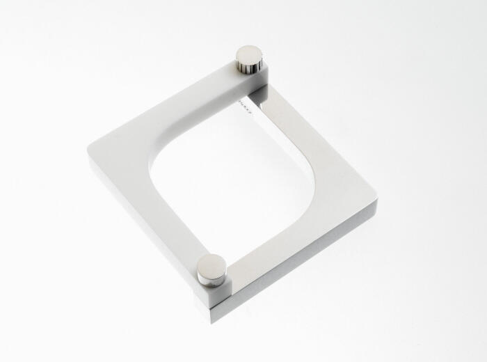 Vierkante armband van aluminium en perspex