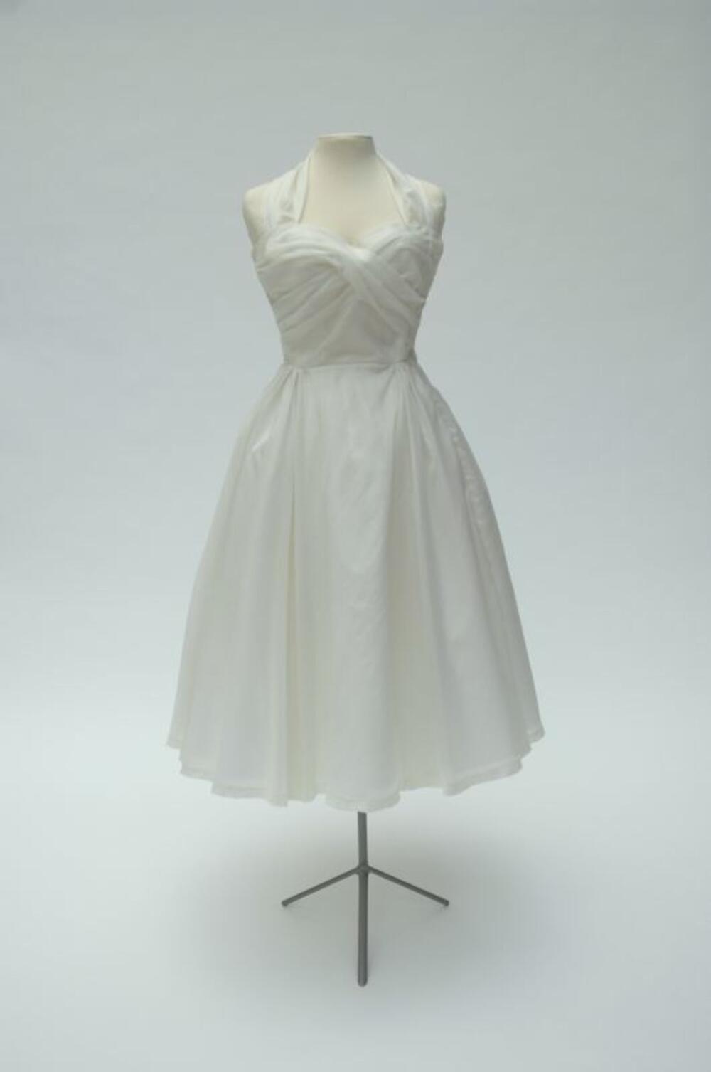 Avondjapon in ecru nylon