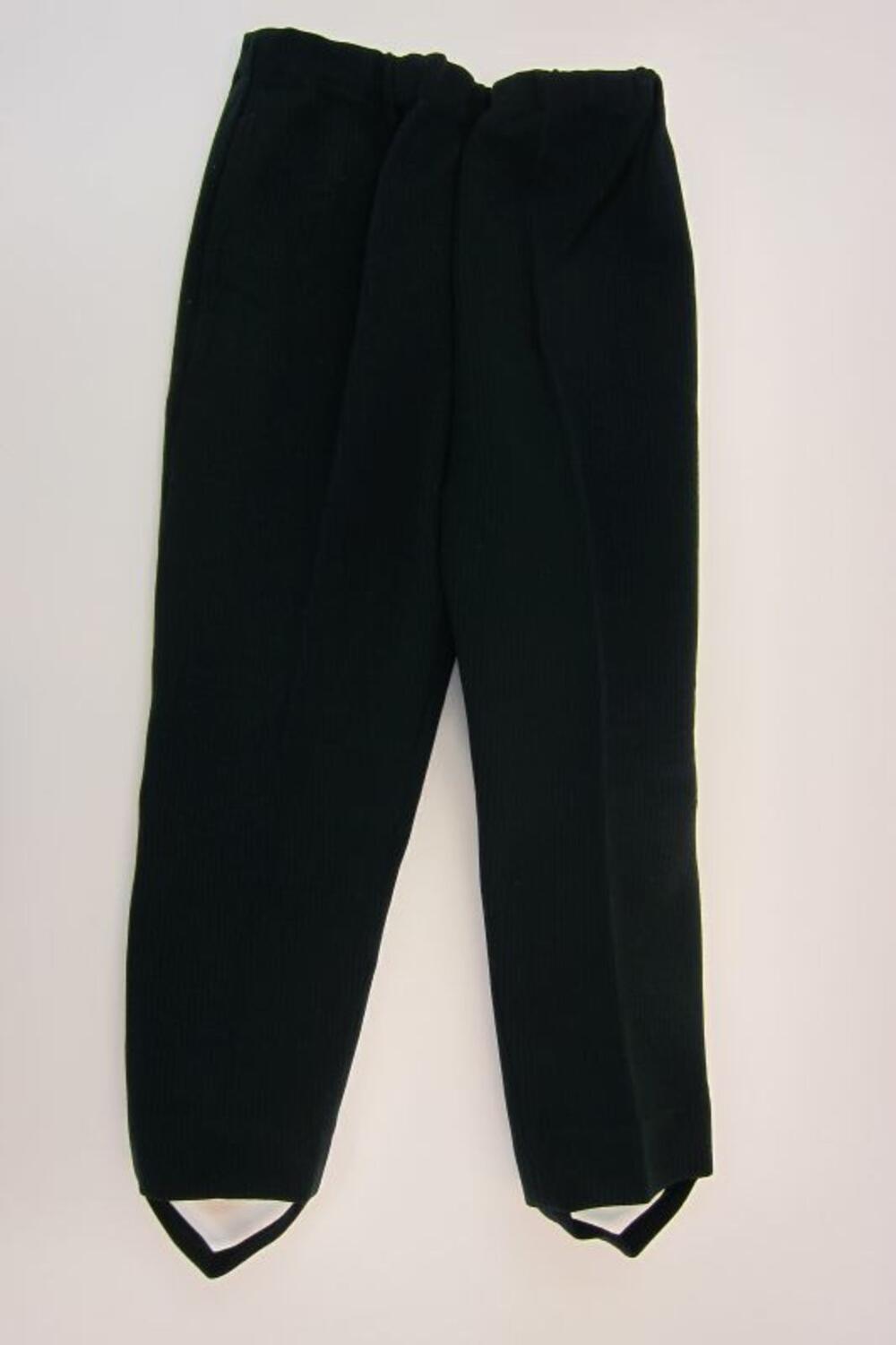 Legging in groene stretchstof